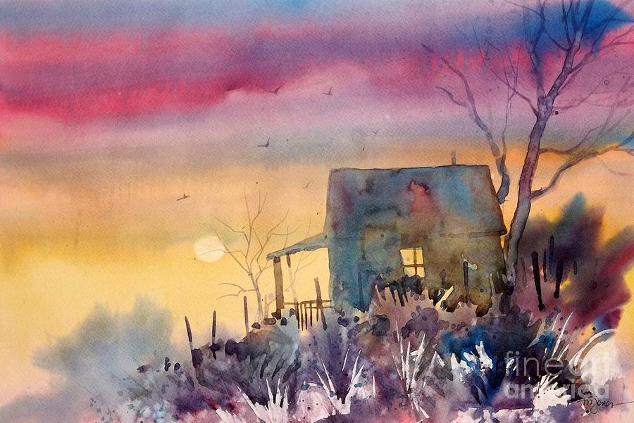 Oklahoma Sunset Painting by Micheal Jones - Fine Art America