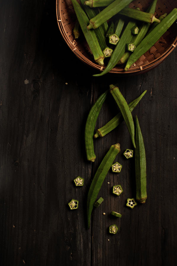 Okra Photograph by Photo By Asri Rie