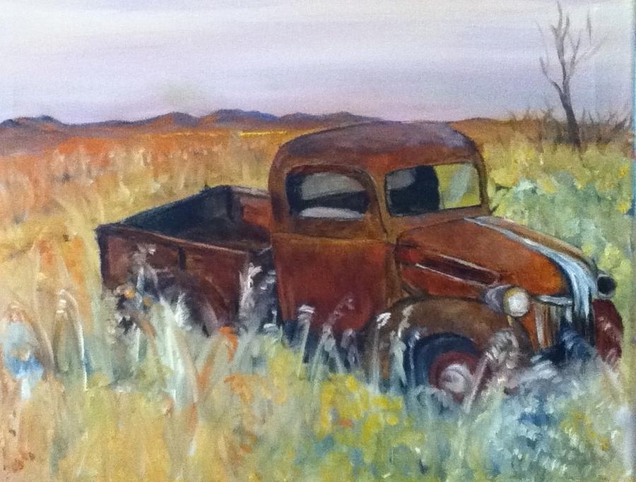 Ol' Rusty Painting By Melissa Fisher - Fine Art America