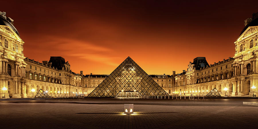 Louvre Photograph - Old & New by Christophe Kiciak