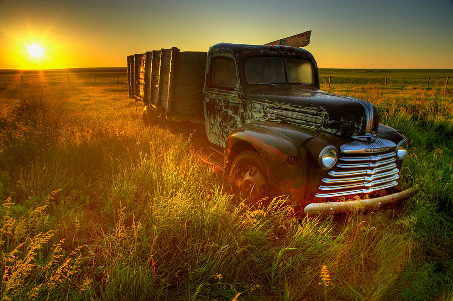 Old Abandoned Farm Truck Photograph by Gemstone Images
