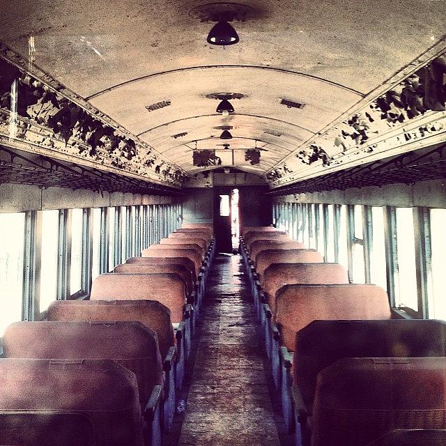 Train Photograph - #old #abandoned #passenger #traincar by Kim Schumacher