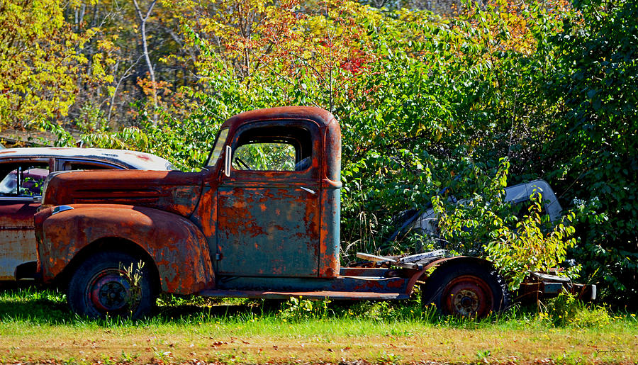 Old Abandoned Truck 003 Photograph by George Bostian - Pixels