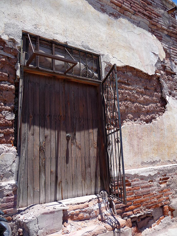 Old Adobe Brick Building In Guaymas Mexico Photograph