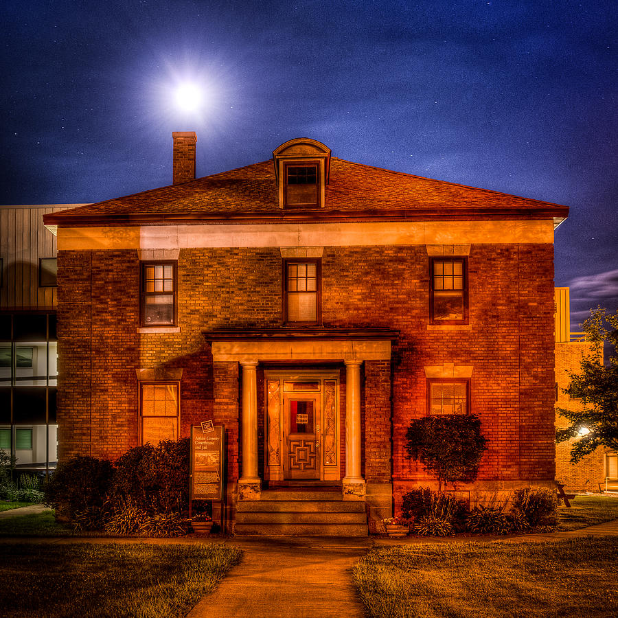 Old Aitkin county courthouse and Jail Photograph by Paul Freidlund