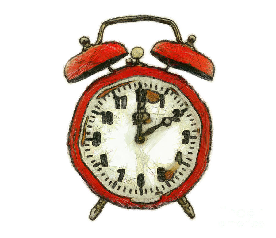 Old Alarm Clock Digital Art by Michal Boubin