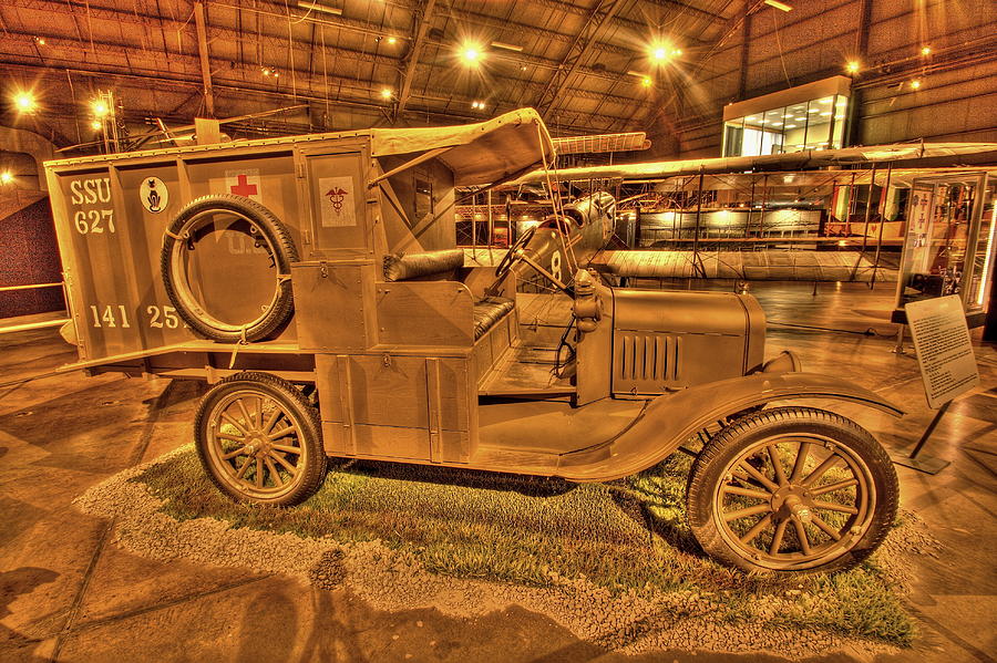 Old Ambulance Photograph by David Dufresne