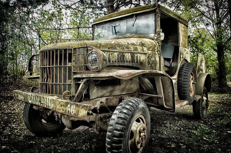 Old Army Truck by Todd and candice Dailey