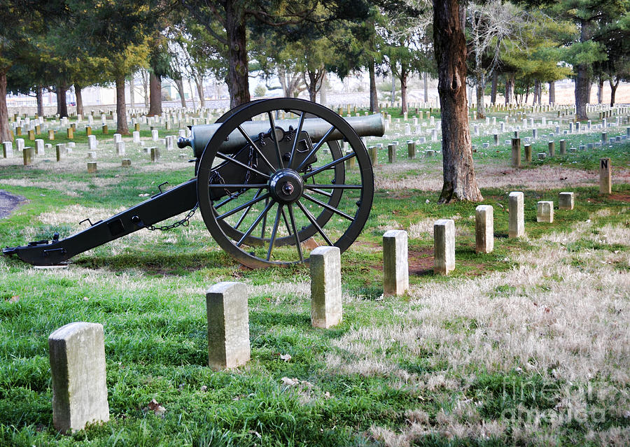 Old Artillery in Union Grave Yard Photograph by Donna Greene