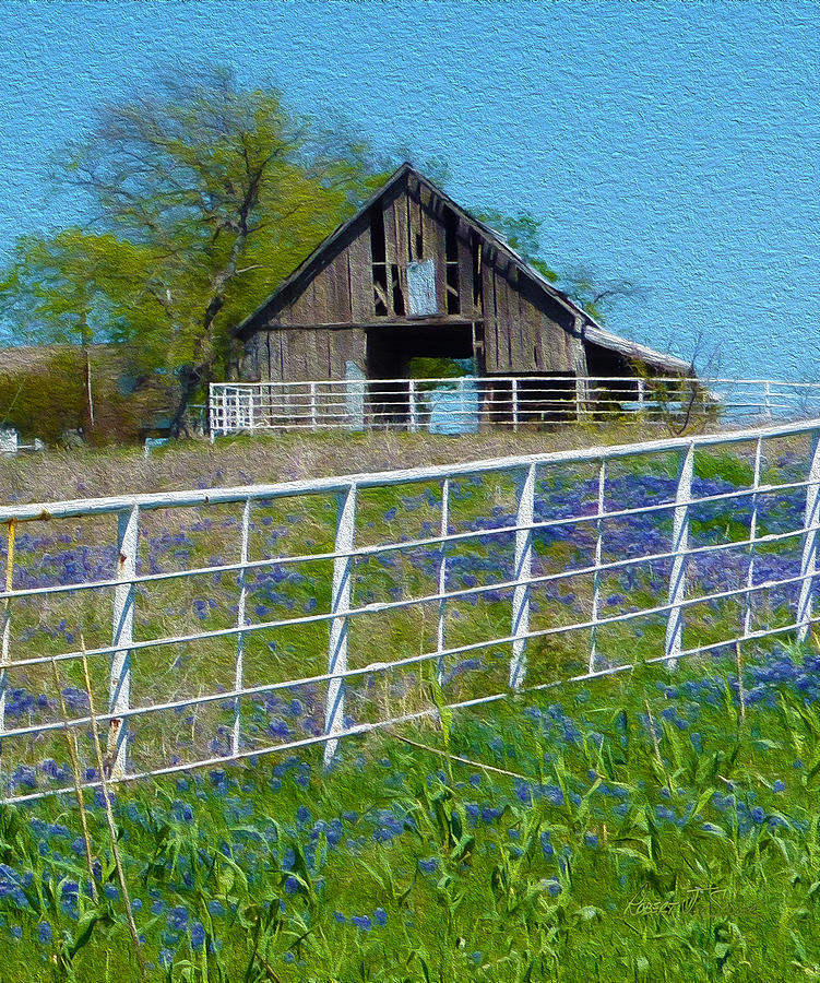 Old Barn - Another Spring Photograph by Robert J Sadler