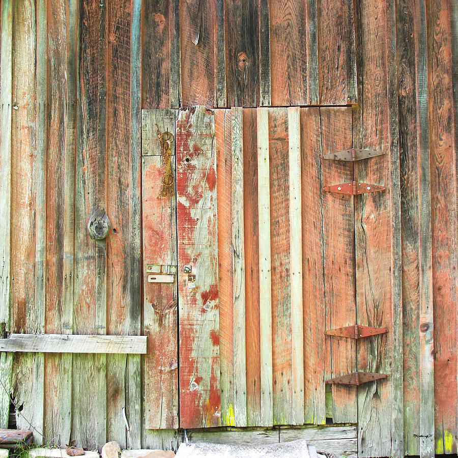 Old Barn Door Photograph by Duane McCullough