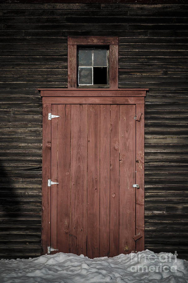 Old Barn Door Photograph by Edward Fielding