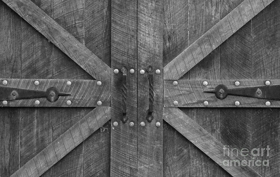 Old Barn Door pt 2 Photograph by Cindy Manero