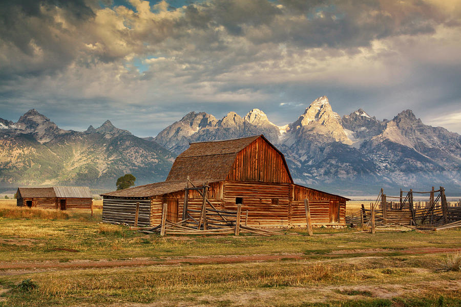 Old Barn - Grand Tetons Photograph by John Hancock