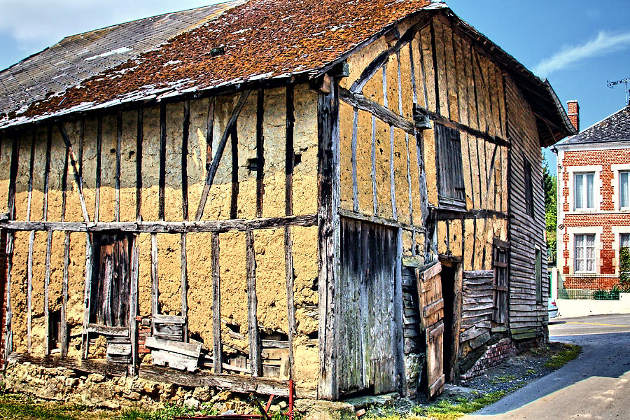 Old Barn In French Ardennes Photograph