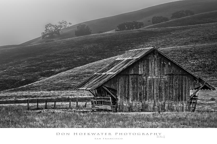 Old Barn in the Fog Photograph by Don Hoekwater Photography