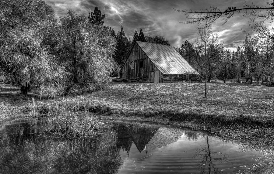 Old Barn Photograph by Mike Ronnebeck