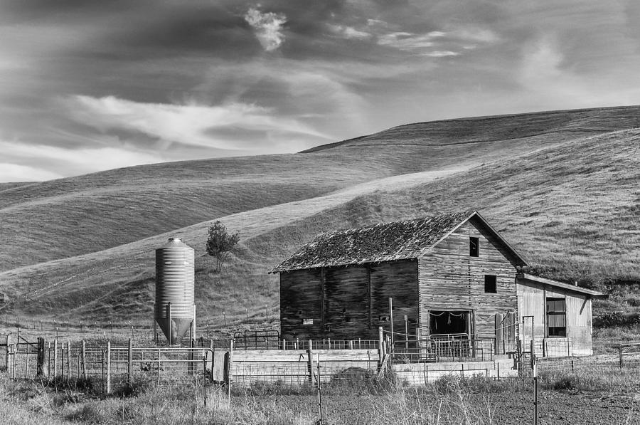 Old Barn monochrome Photograph by Chris McKenna