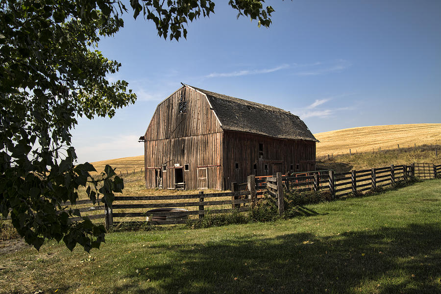 Old Barn On The Palouse Photograph by Paul DeRocker