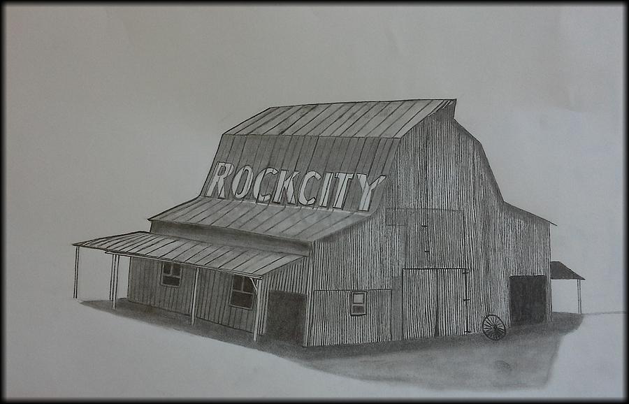 Old Barn Drawing by Tony Clark