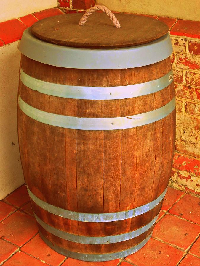 Old Barrel Photograph by Ron Kandt