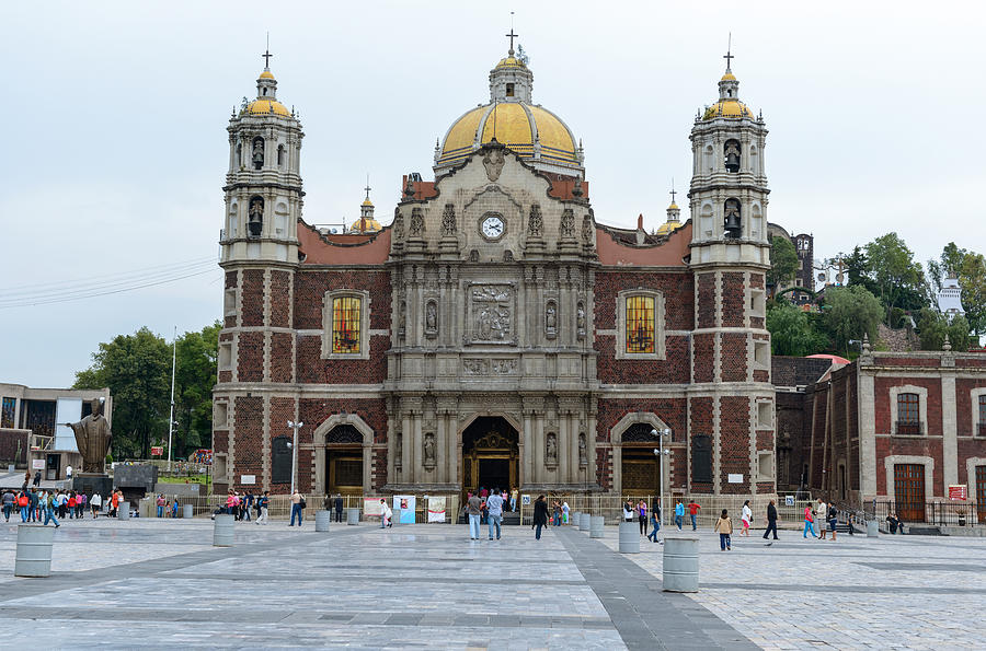 Old basilica in Guadalupe Mexico City Photograph by Marek Poplawski