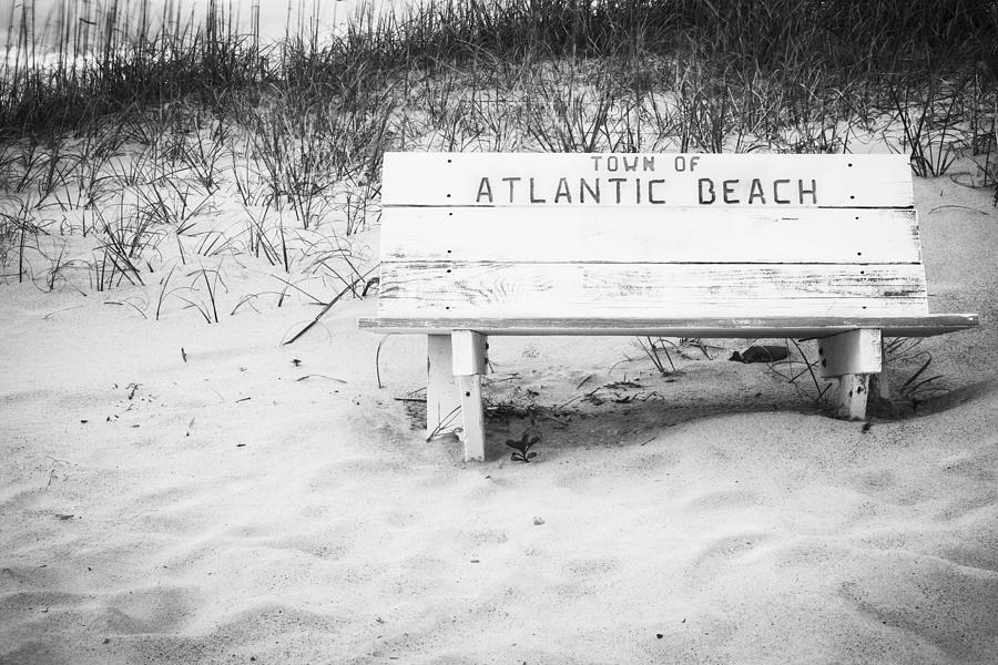 Old Beach Bench Photograph by Bob Decker