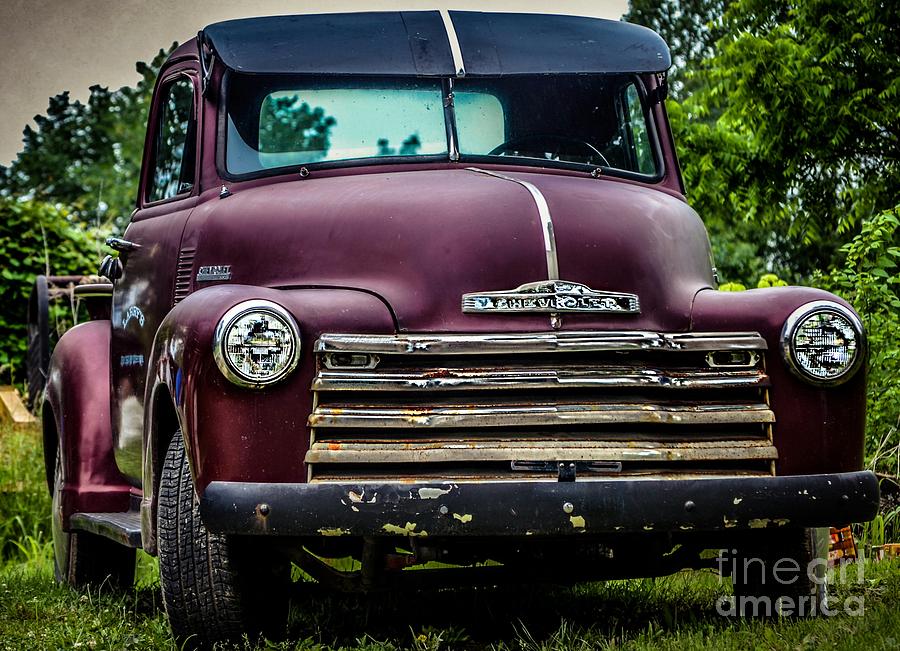 Old Beauty Chevy Truck 1950 Photograph by Peggy Franz