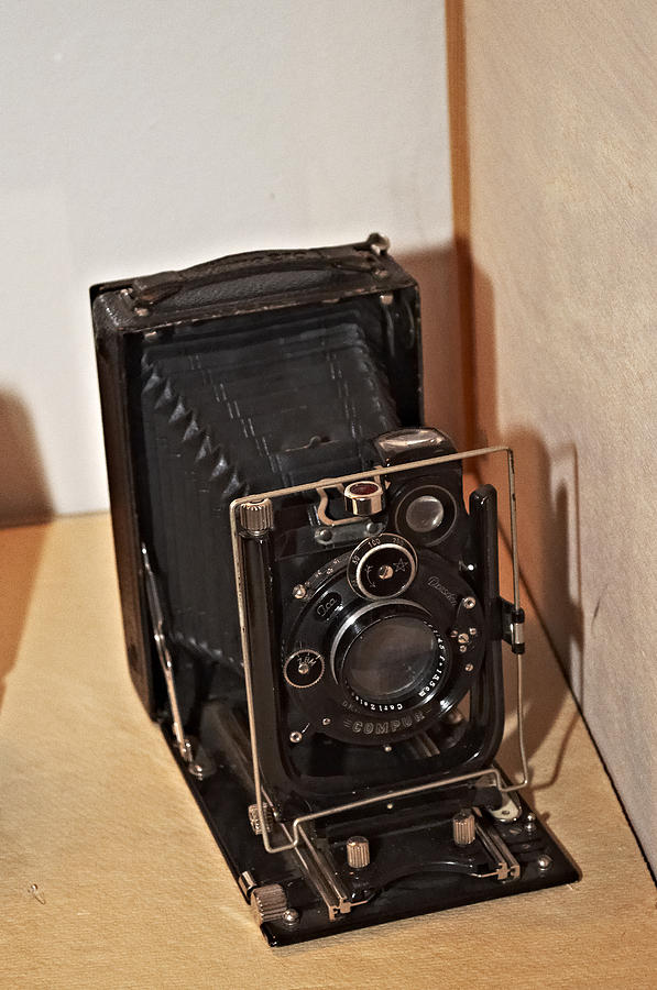 Vintage Photograph - Old Bellow Camera by Steen Hovmand Lassen