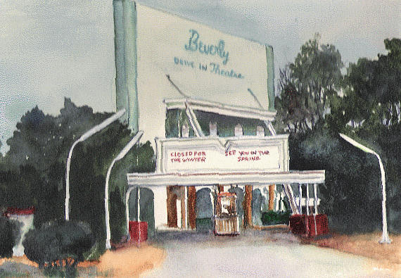 Old Beverly Drive Inn Painting by Bobby Walters