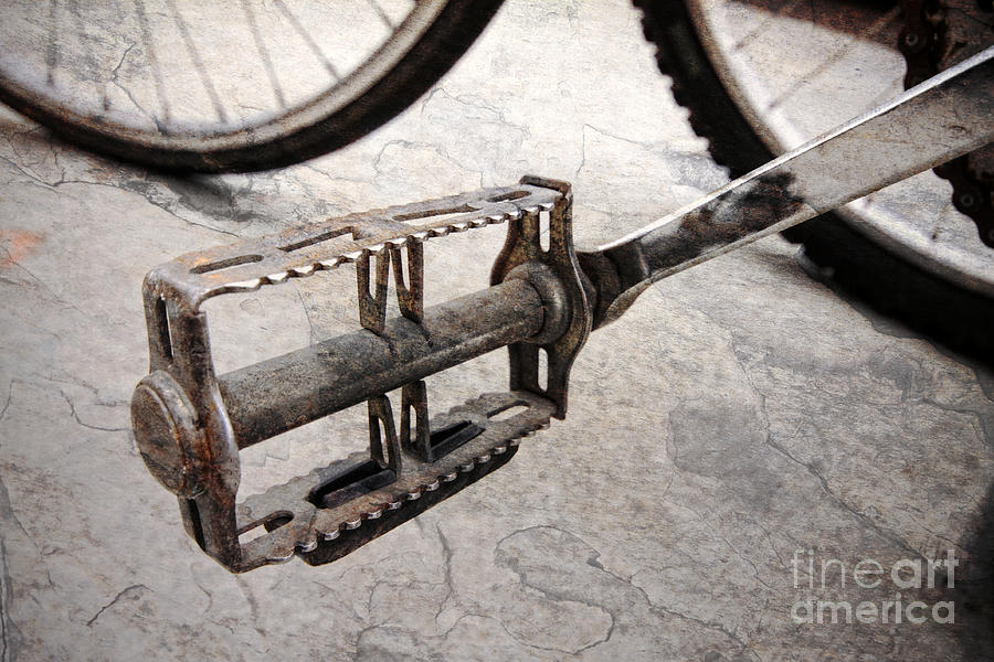 Old Bicycle Photograph by Charline Xia
