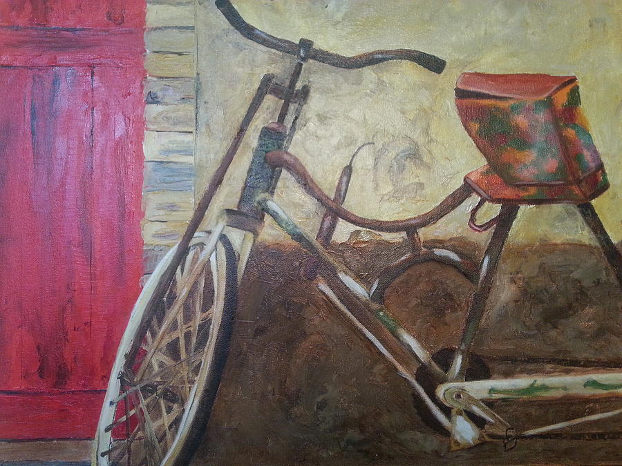 Old Bicycle Painting By Dana And David Artwork Pixels   Old Bicycle Dana And David Artwork 