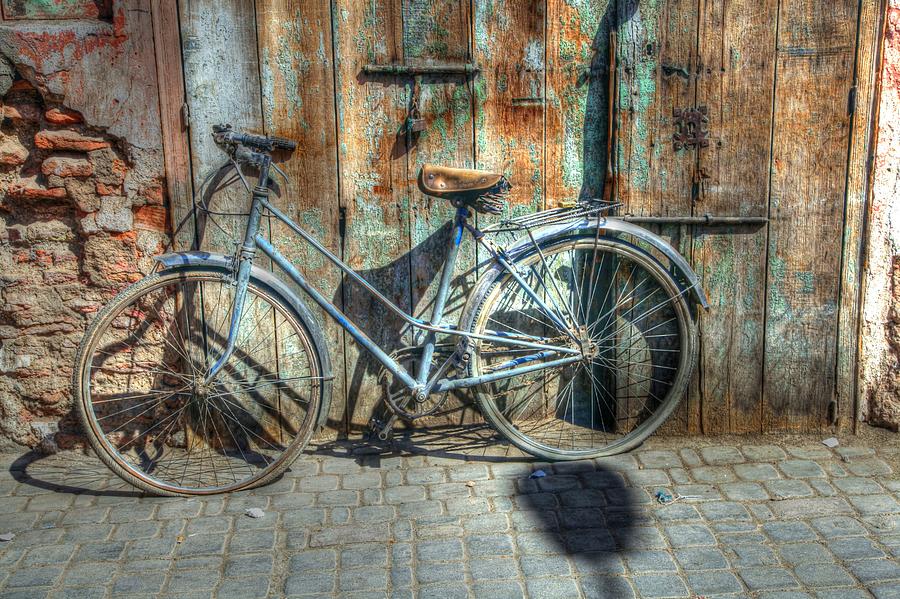 Bicycle Photograph - Old Bike by Sophie Vigneault