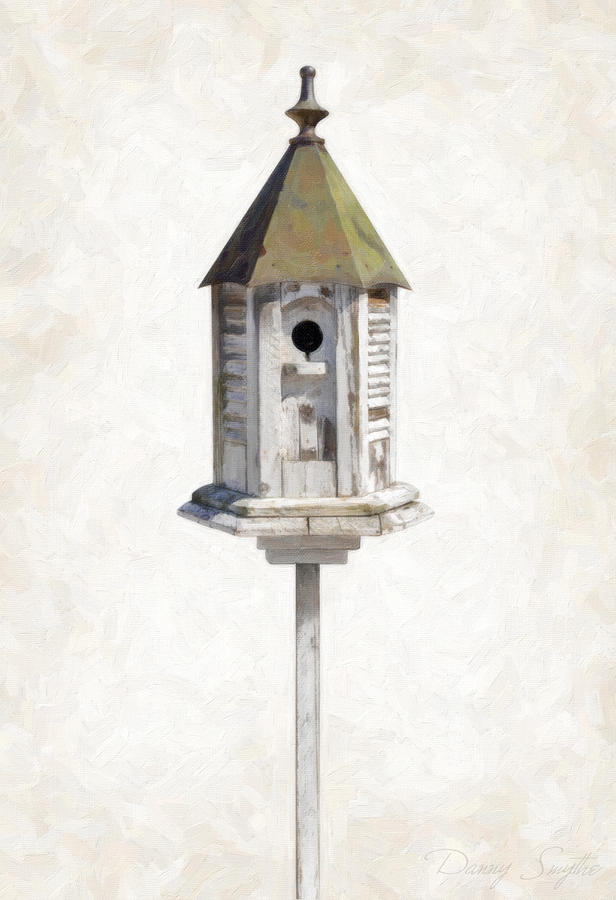 Vintage Painting - Old Birdhouse by Danny Smythe