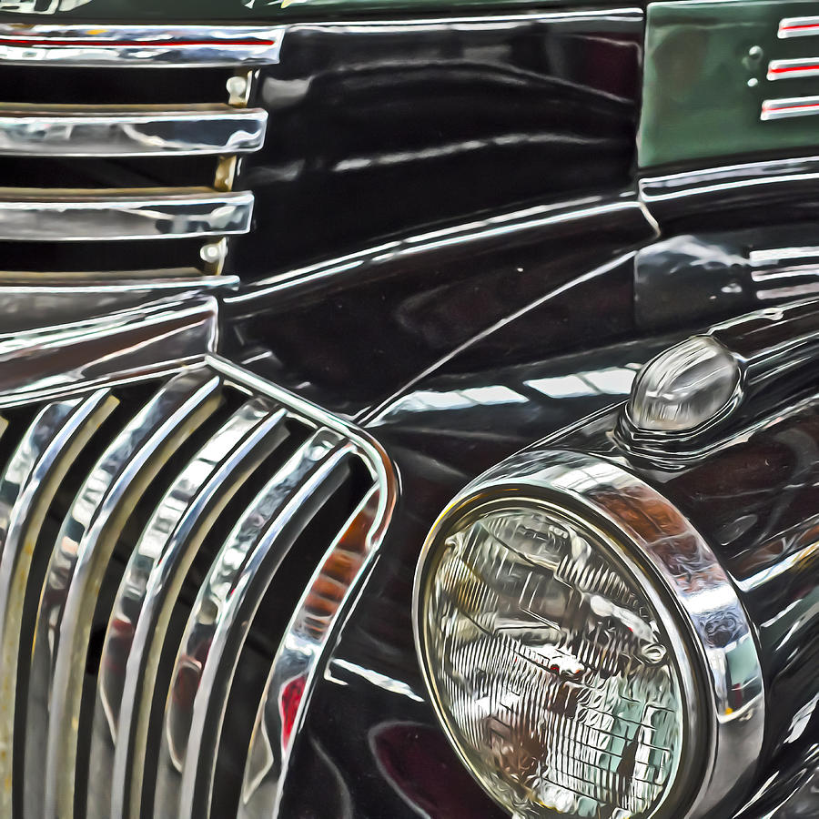 Old black Chevy a Photograph by Patrick Lynch - Fine Art America