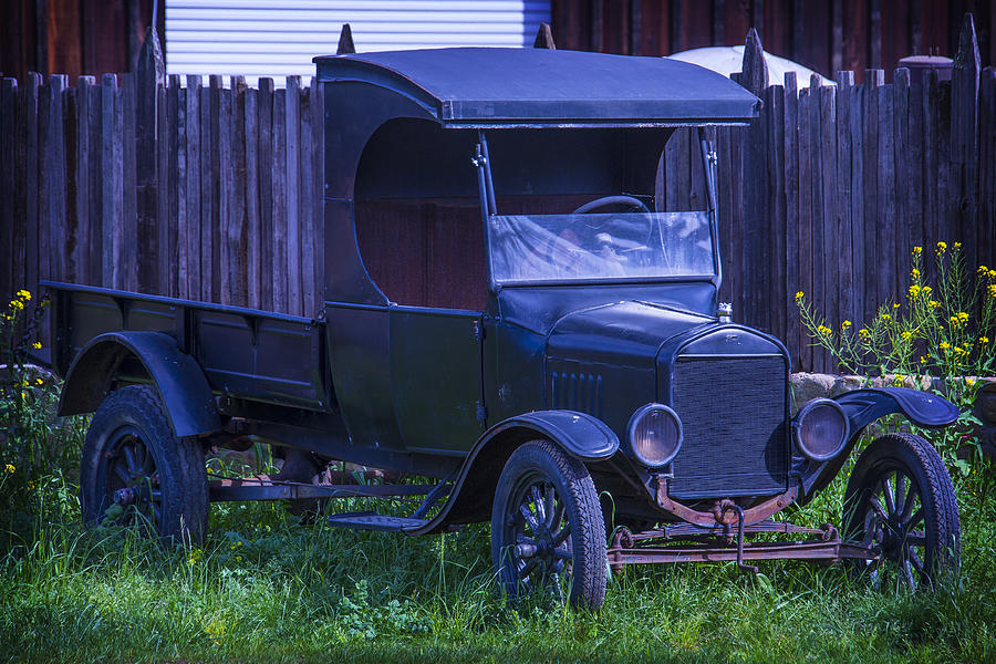 Old Black Ford Truck