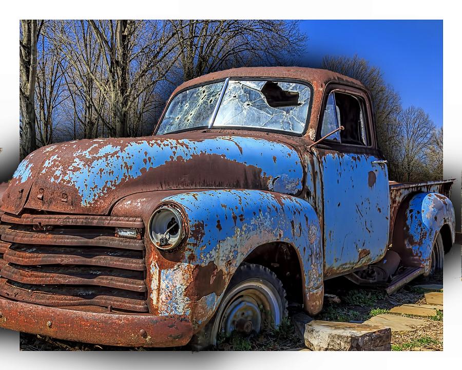 Old Blue Photograph by Ann Allison-Cote' - Fine Art America