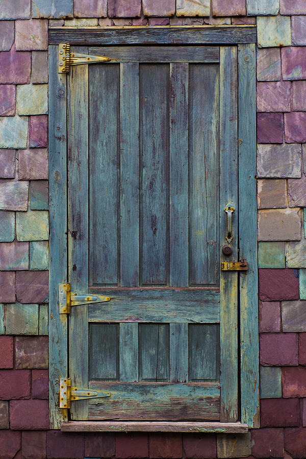 Old Blue Door Photograph by Vance Bell