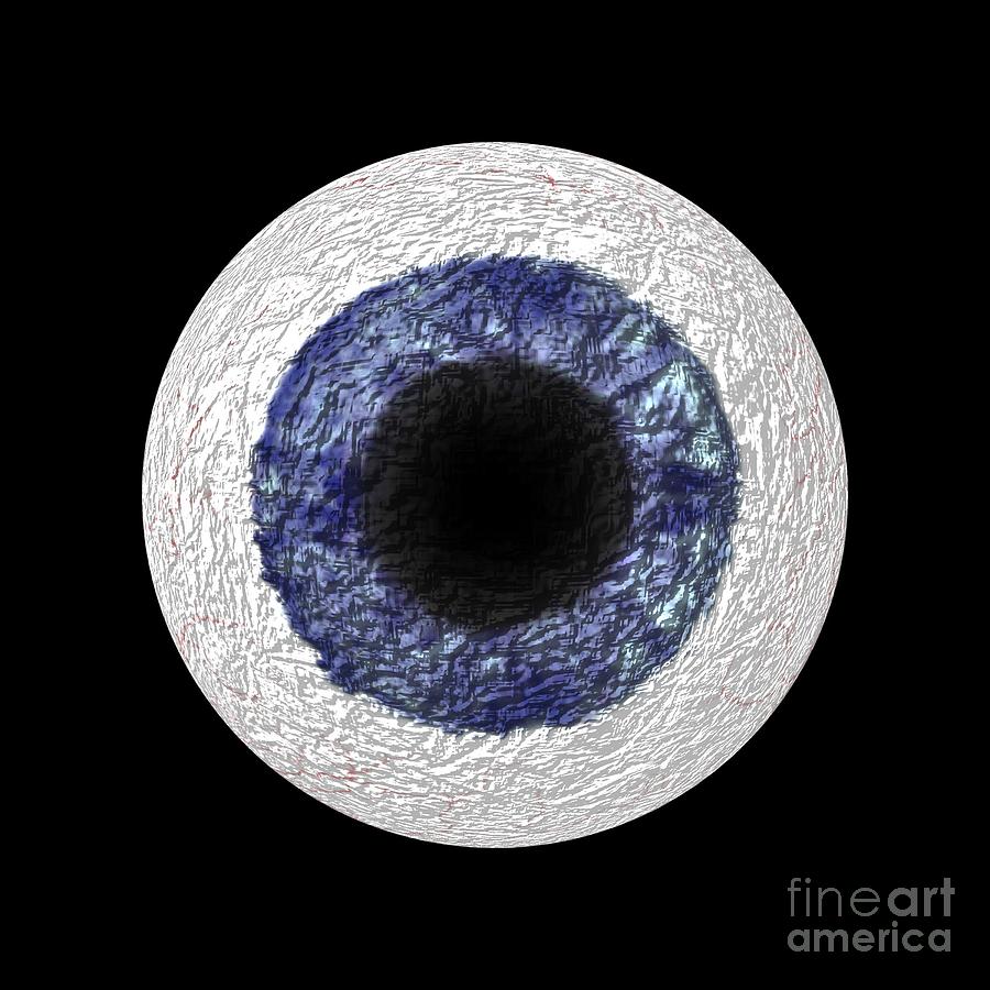 Old Blue Eye Digital Art by John Krakora