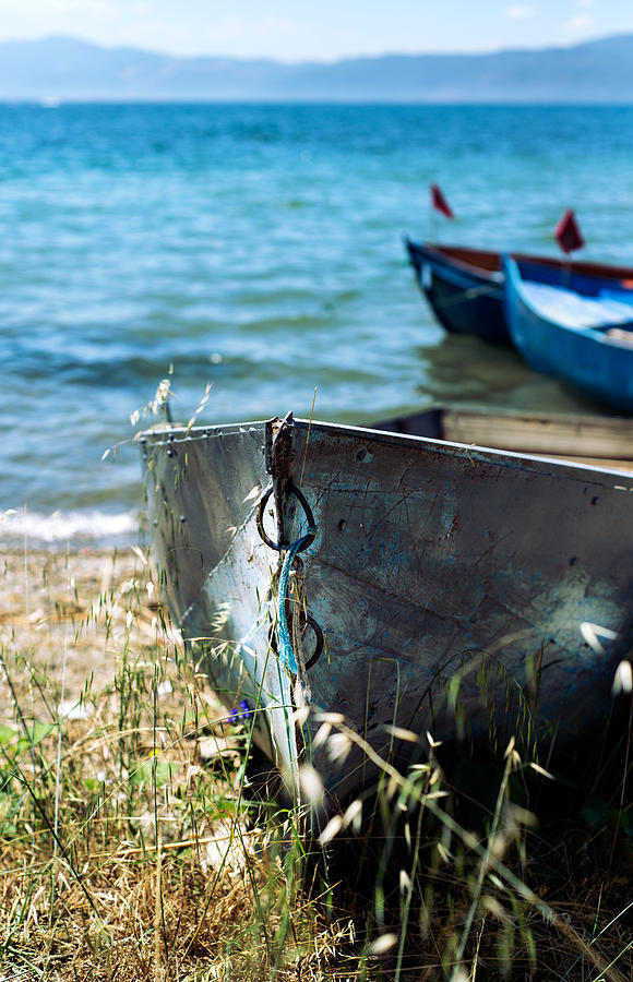 Summer Photograph - Old boat  by Ivan Vukelic