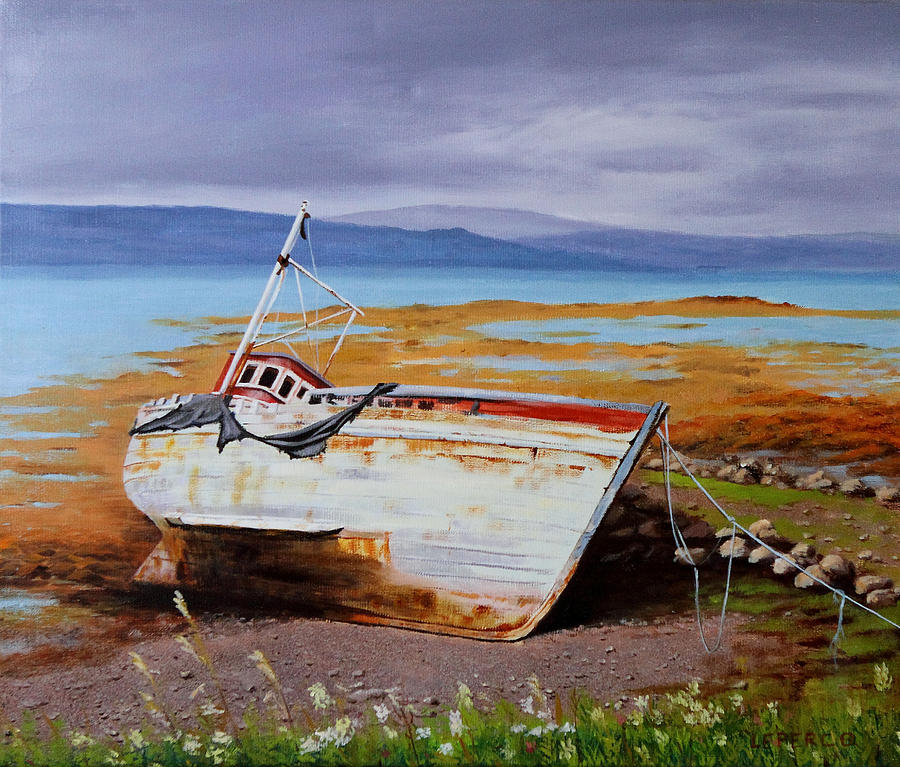 Old Boat Painting by Lepercq Veronique
Old Boat Painting