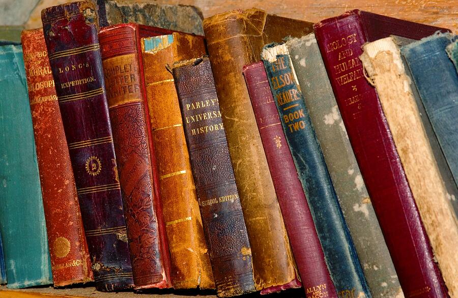 Old Books Photograph by Bob Pardue