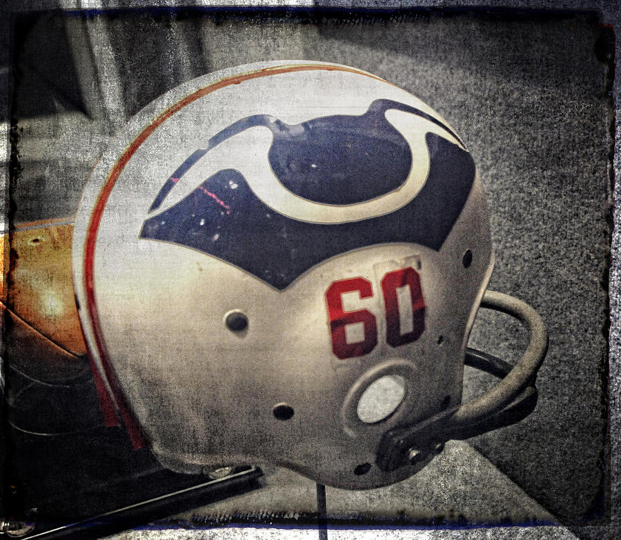 Old Boston Patriots Football Helmet Photograph by Mike Martin