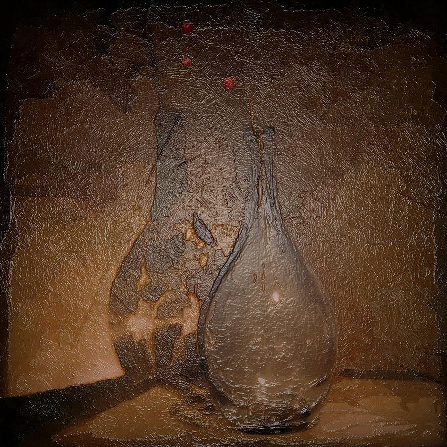 Old Bottle Digital Art by Scott Mendell