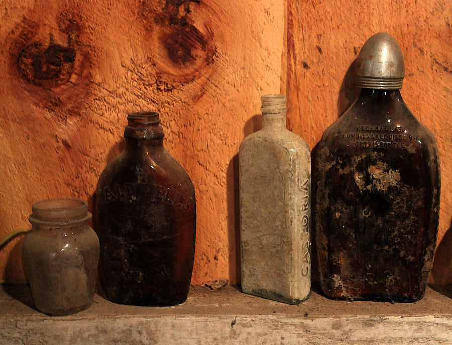 Old Bottles 1 Photograph by Mary Bedy