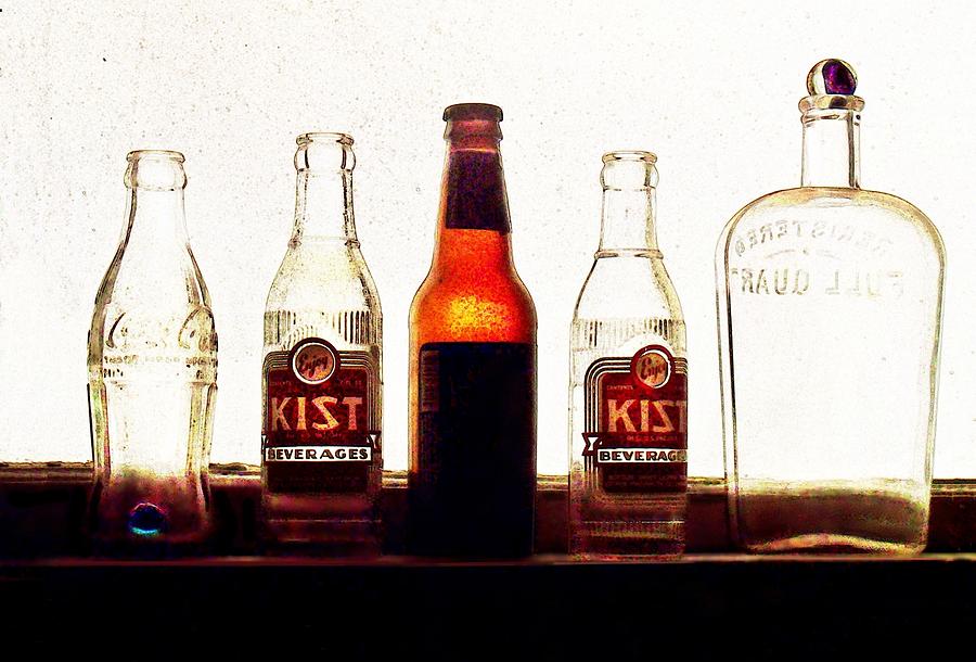 Old Bottles Photograph by Joy Nichols