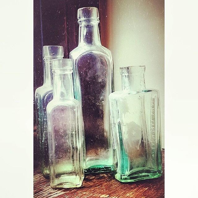 Bottle Photograph - Old Bottles #old #bottles #vintage by Maxx Parker
