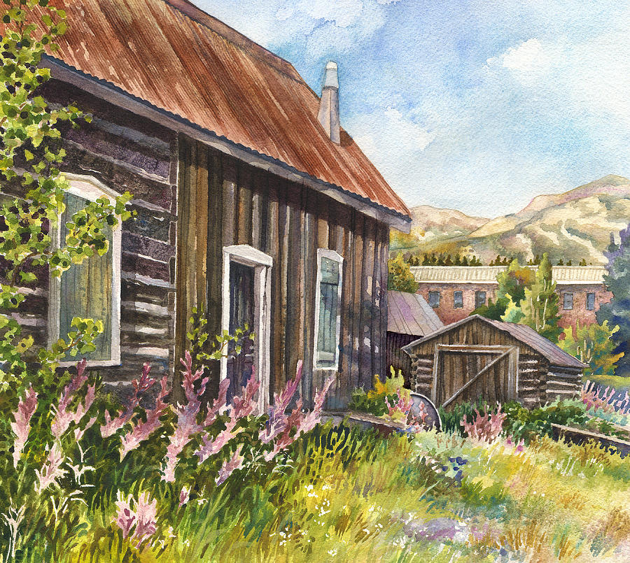 Old Breckenridge Painting by Anne Gifford
