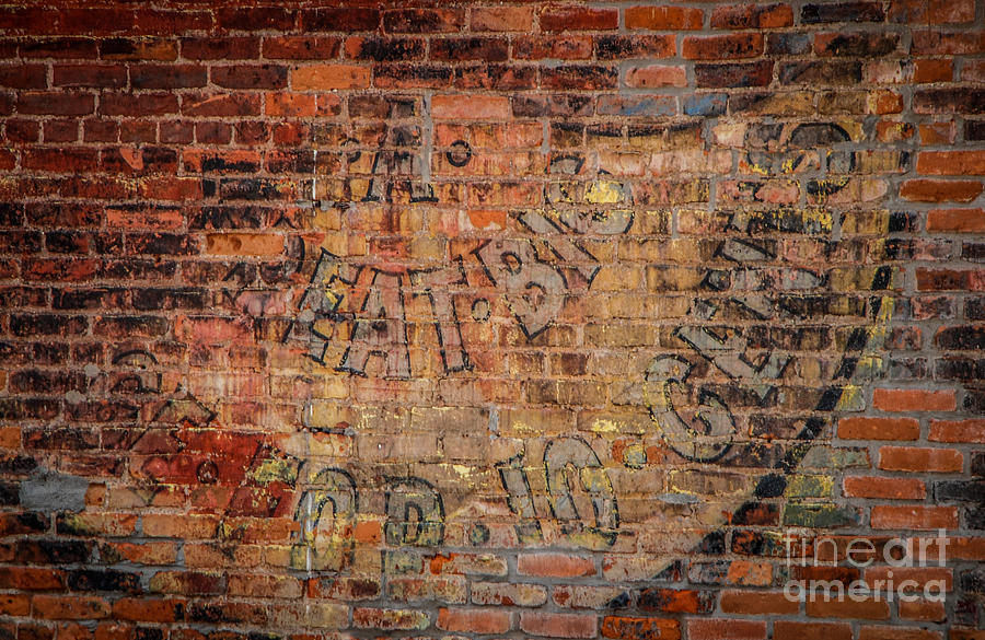 Old Brick Wall Artwork Photograph by Grace Grogan