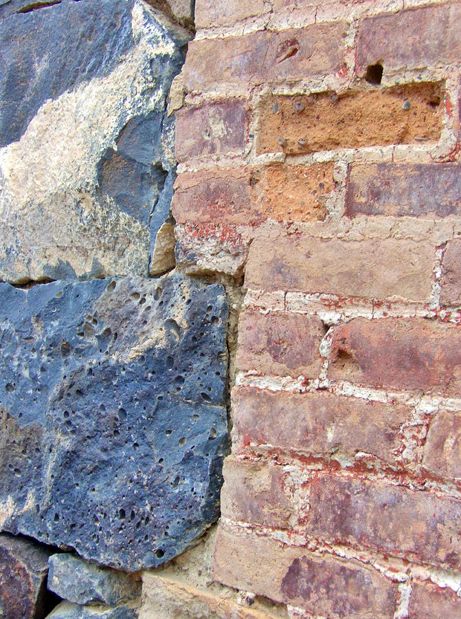 Old Bricks And Stone Photograph by Marilyn Diaz
